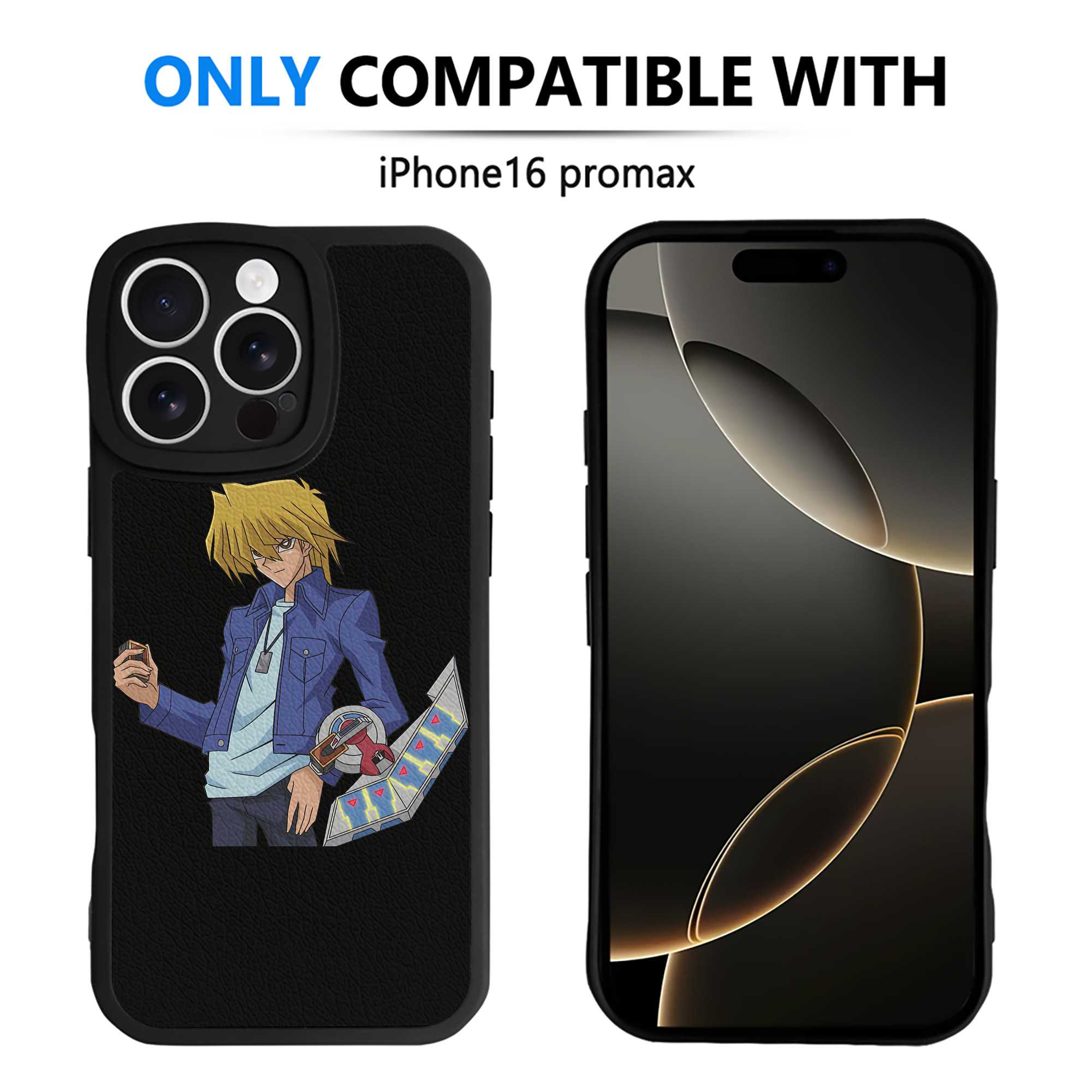 遊☆戯☆王 Yu-Gi-Oh! 【iPhone 16シリーズ対応】シリコンスマホケース（レザー調） 材質：シリコン